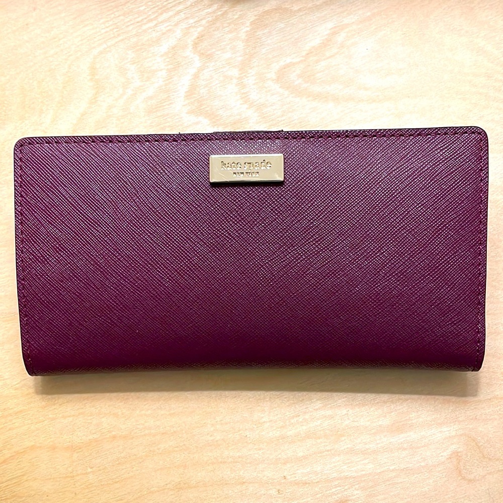 Burgundy Kate Spade Wallet